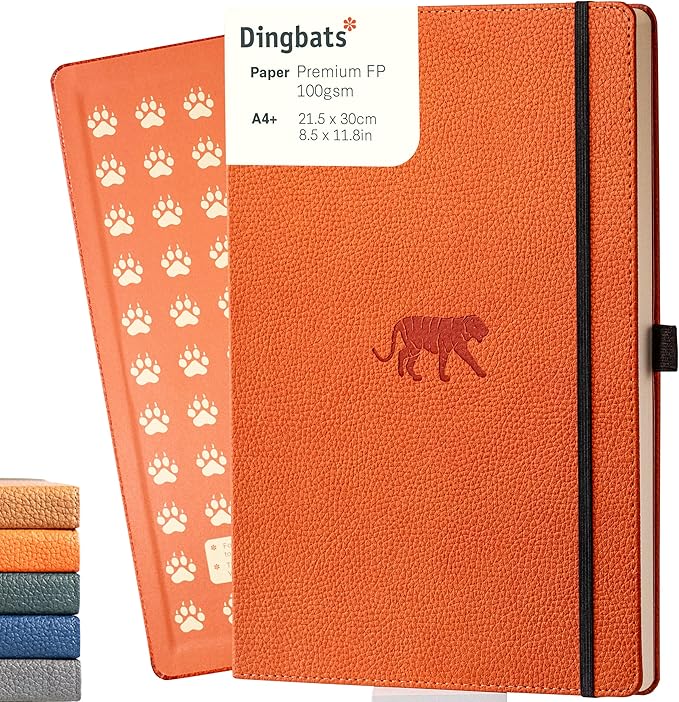 A4+ Orange Tiger Lined (Wildlife)