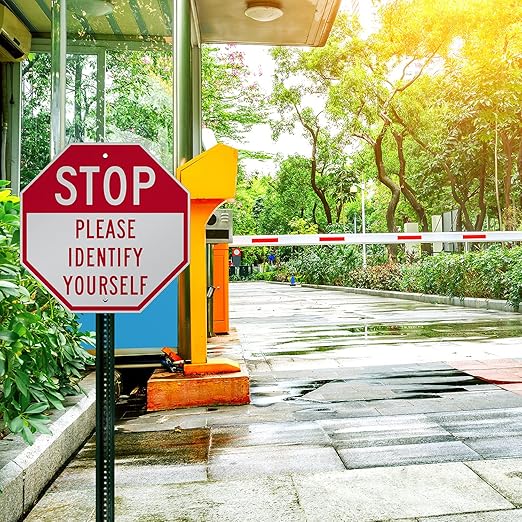 SmartSign Custom STOP Sign 18"x18" 3M Laminated EG Reflective 80 mil Aluminum, Personalized Metal Sign for Outdoor, Parking Lots, Gate, Garages, USA-Made