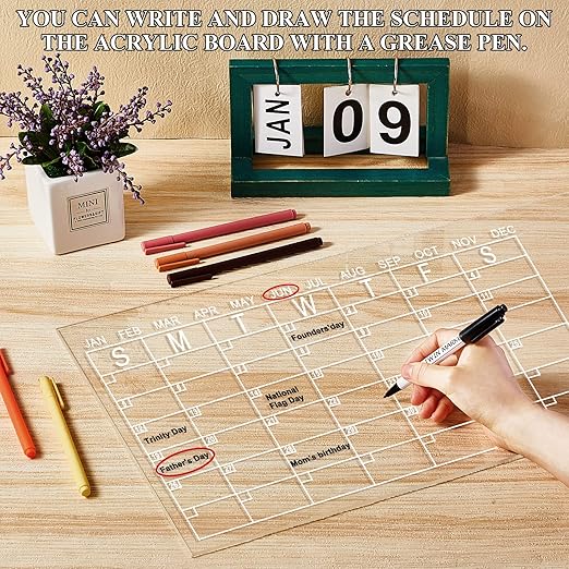 Roowest 2 Pcs 24 x 48 Inch, 1/8 Inch Thick Clear Acrylic Plexiglass Sheets Transparent Plastic Panels Sheets Cut to Size Cast Acrylic Board Panel with Protective Film for Craft DIY Project Sign Frame