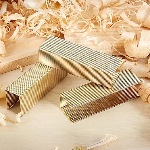 meite 16 Gauge 1-Inch Wide Crown Staples 1'' Leg, Galvanized P-Type Heavy Duty Construction Staples for Stapler Gun - Roofing Flooring Fencing House-Wrap, Strong Holding & Tear-Resistance, 10,000 PCS