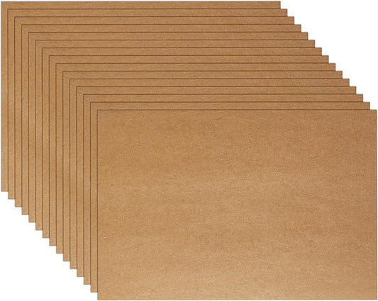 Guakicae 60 Sheets Brown Cardstock 4 x 6 Thick Paper, 300gsm/110lb Heavyweight Flat Card Stock Kraft Paper for Cards Making, Wedding Invitations, Thank You Cards, Birthday, Stationery