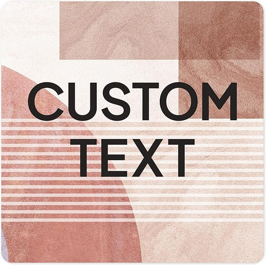 Custom Sign, Custom Street Sign, 11 Font Colors, 13 Font Styles, 4 Hole Options, 22 Sizes, 36x36 Inches, Rust Free DiBound, Fade Resistant, Made in USA by My Sign Center (Mid-Century Modern 1)