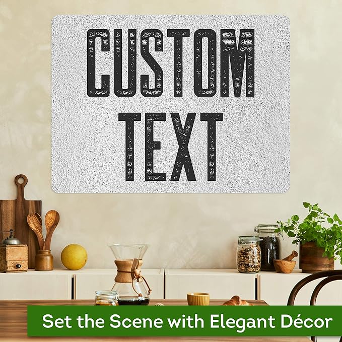 Custom Sign, Custom Street Sign, 11 Font Colors, 13 Font Styles, 4 Hole Options, 22 Sizes, 18x24 Inches, Rust Free DiBound, Fade Resistant, Made in USA by My Sign Center (Concrete)