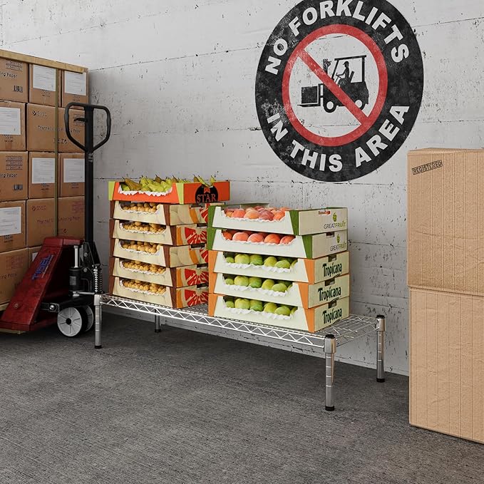 Regal Altair 14" Deep x 42" Wide x 8" Height 1-Tier Wire Shelving Kit | NSF Commercial Storage Rack Unit