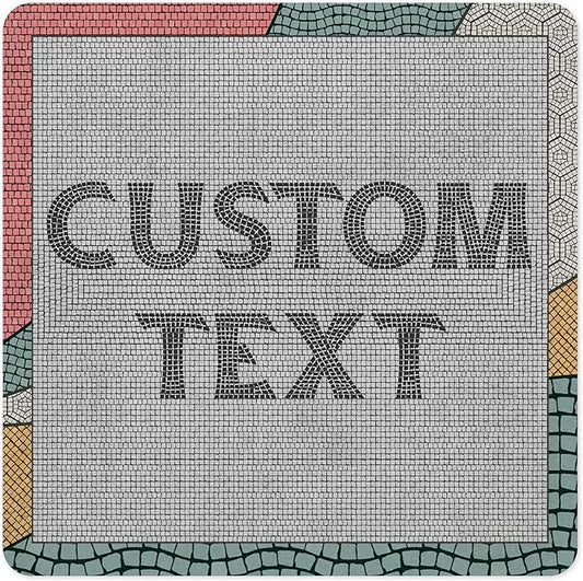 Custom Sign, Custom Street Sign, 11 Font Colors, 13 Font Styles, 4 Hole Options, 22 Sizes, 30x30 Inches, Rust Free DiBound, Fade Resistant, Made in USA by My Sign Center (Fauxsaic 2)