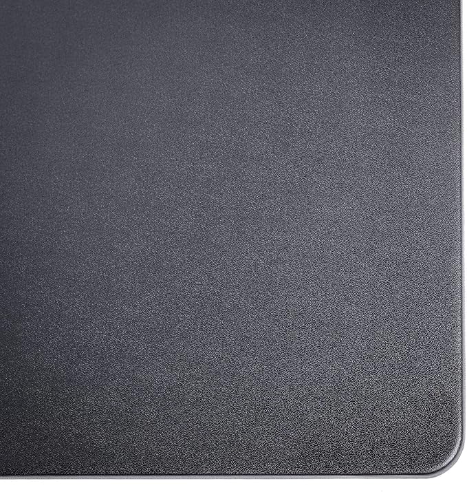 Black Leatherette 30" x 12.5" Keyboard/Mouse Desk Mat